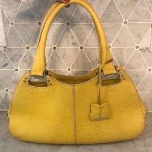 TODD yellow handbag